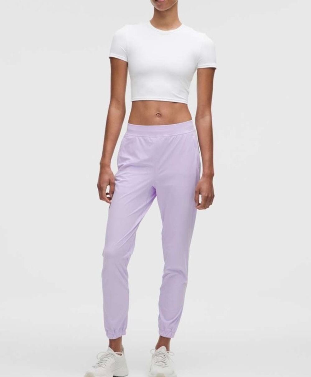 NWT $128 Lululemon Adapted State 10 Jogger Full Length Lavender Frost Athleisure